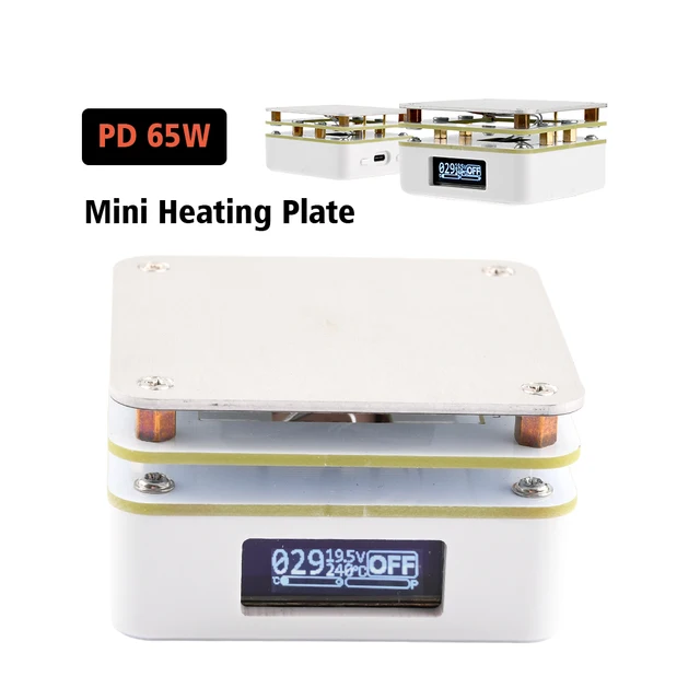 MHP30 PD65W Mini płyta grzejna cyfrowa lutownica wstępne podgrzewanie stacja lutownicza PCB płyta SMD płyta lutownicza stół grzewczy narzędzia do naprawy