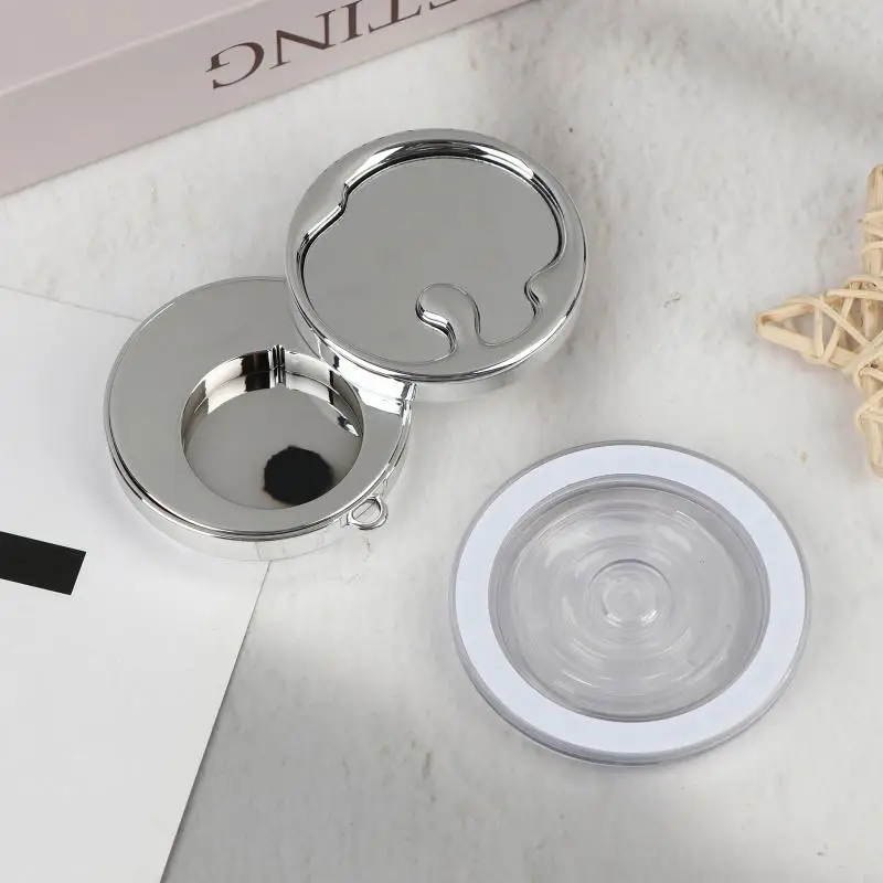 Empty Eye Shadow Box Replace Round Single Grid Plate Magnet Eyeshadow Distribution Tray Lipstick