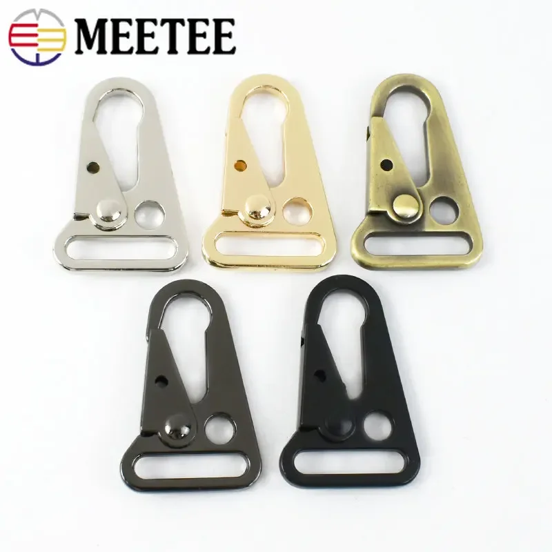 10/20Pcs 20/25/32/38mm Metal Hook Buckle Dog Collar Snap Trigger Claps for Bags Strap Buckles keychain Sewing Hardware Accessory