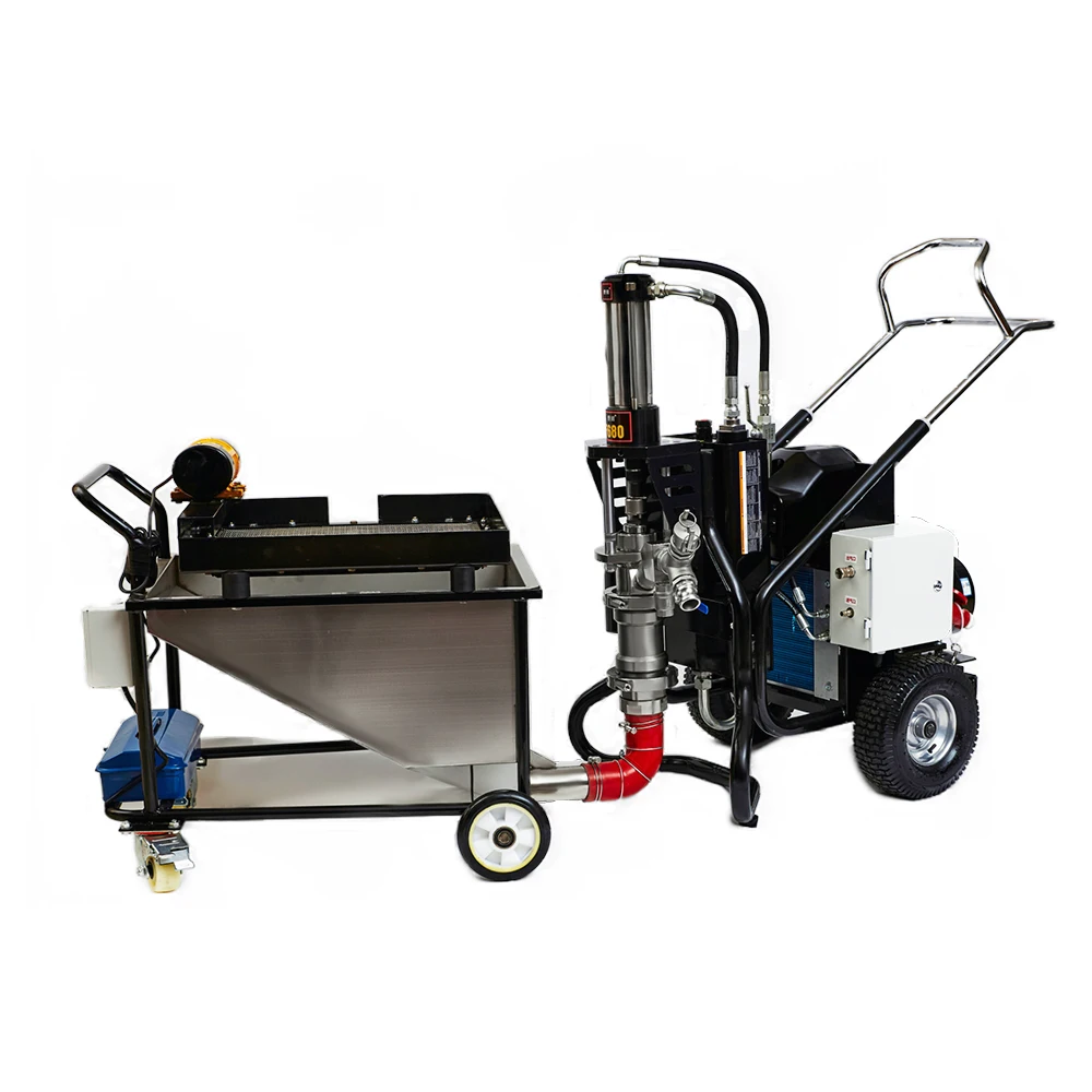 F680 Putty Spray Airless Paint Sprayer Thick Fireproof Coating Sprayer Mortar Sprayer