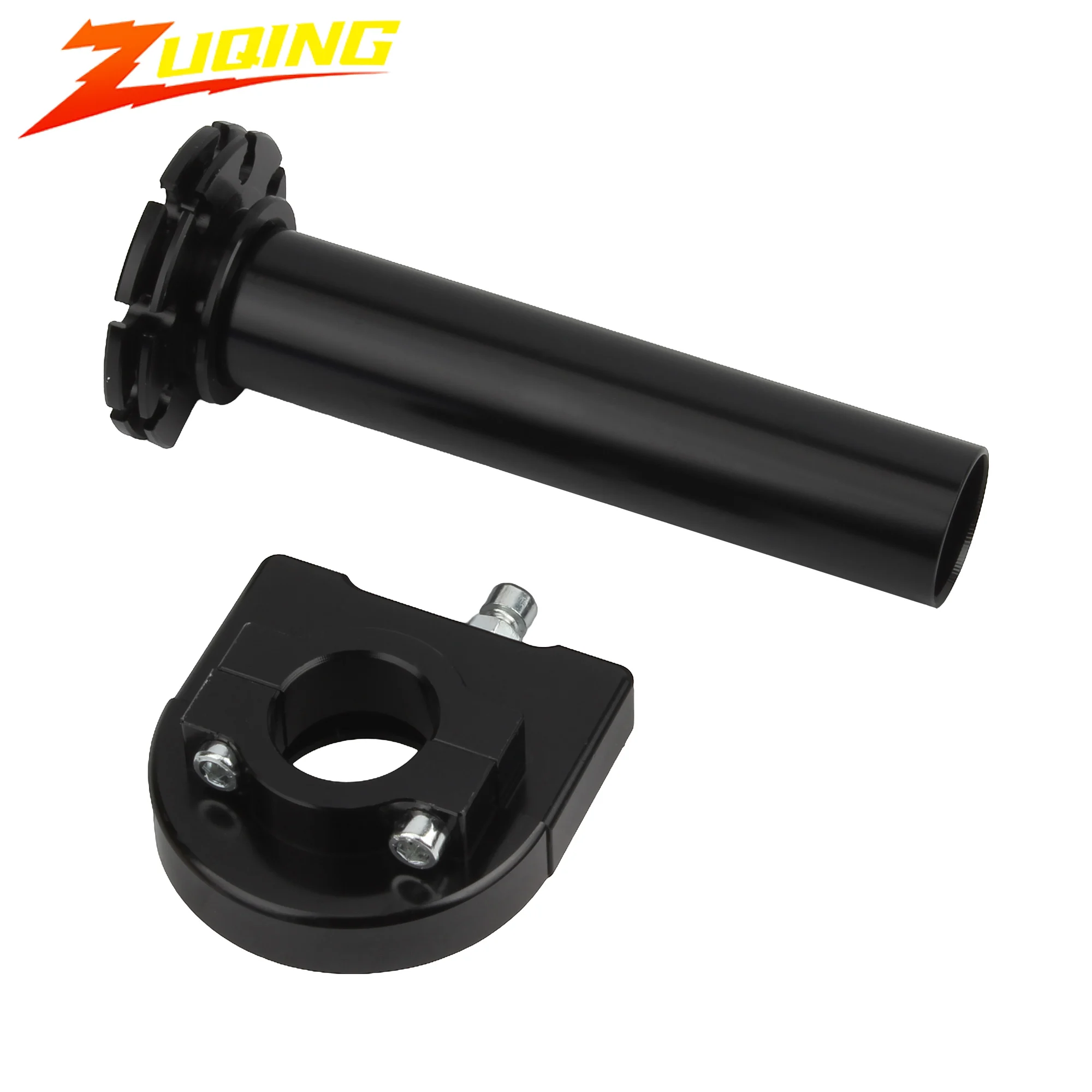 

7/8" 22MM Motorcycle Throttle Twist Grips with Adjusting Screw CNC Aluminum Accessories For Dirt Bike Motocross Moped Scooter