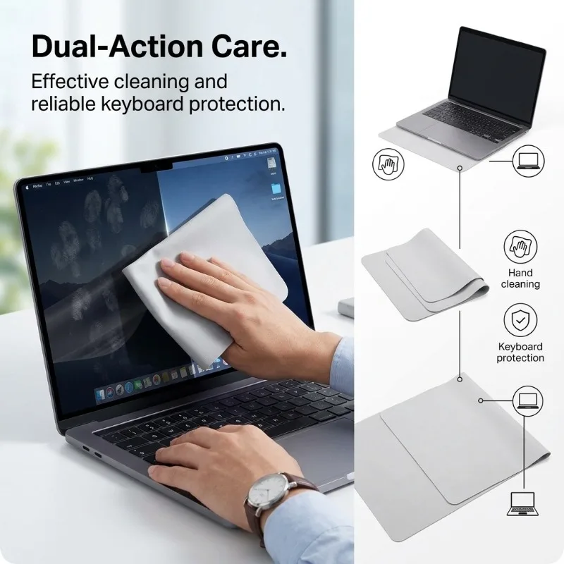 Laptop Keyboard Dust Cover Protective Film Washable Reusable Keyboard Skin for 15-16 Inch MacBook Notebook Keyboard Anti-dust