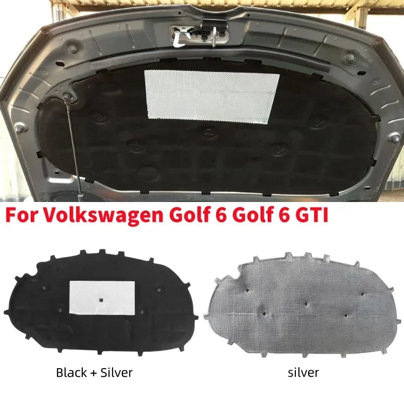 

Car Engine Soundproof Cotton Hood Sound Insulation Pad Cover with Buckle For Volkswagen Golf 6 VW Golf 6 Gti
