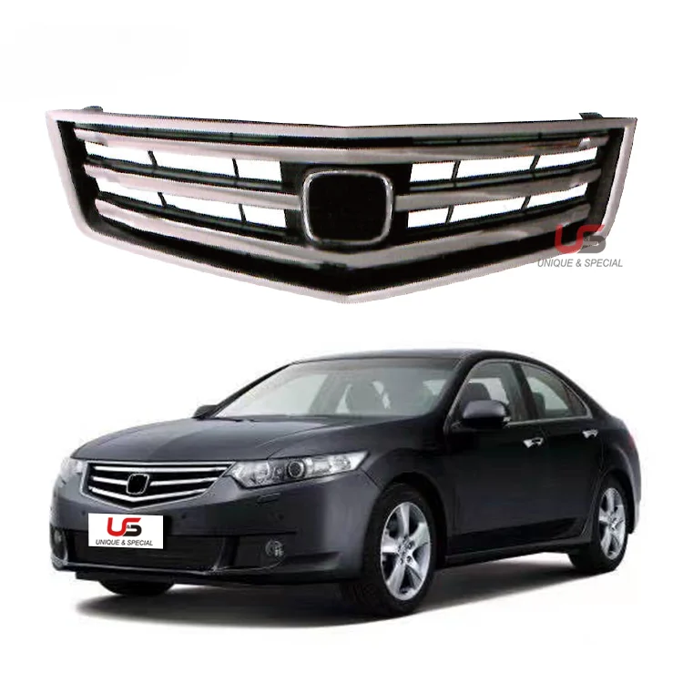 

High Quality Rhombic Car Front Grille for 2009 2010 2011 2012 Honda SPIRIOR Front Bumper upper grille OEM 75100-TL0-G02