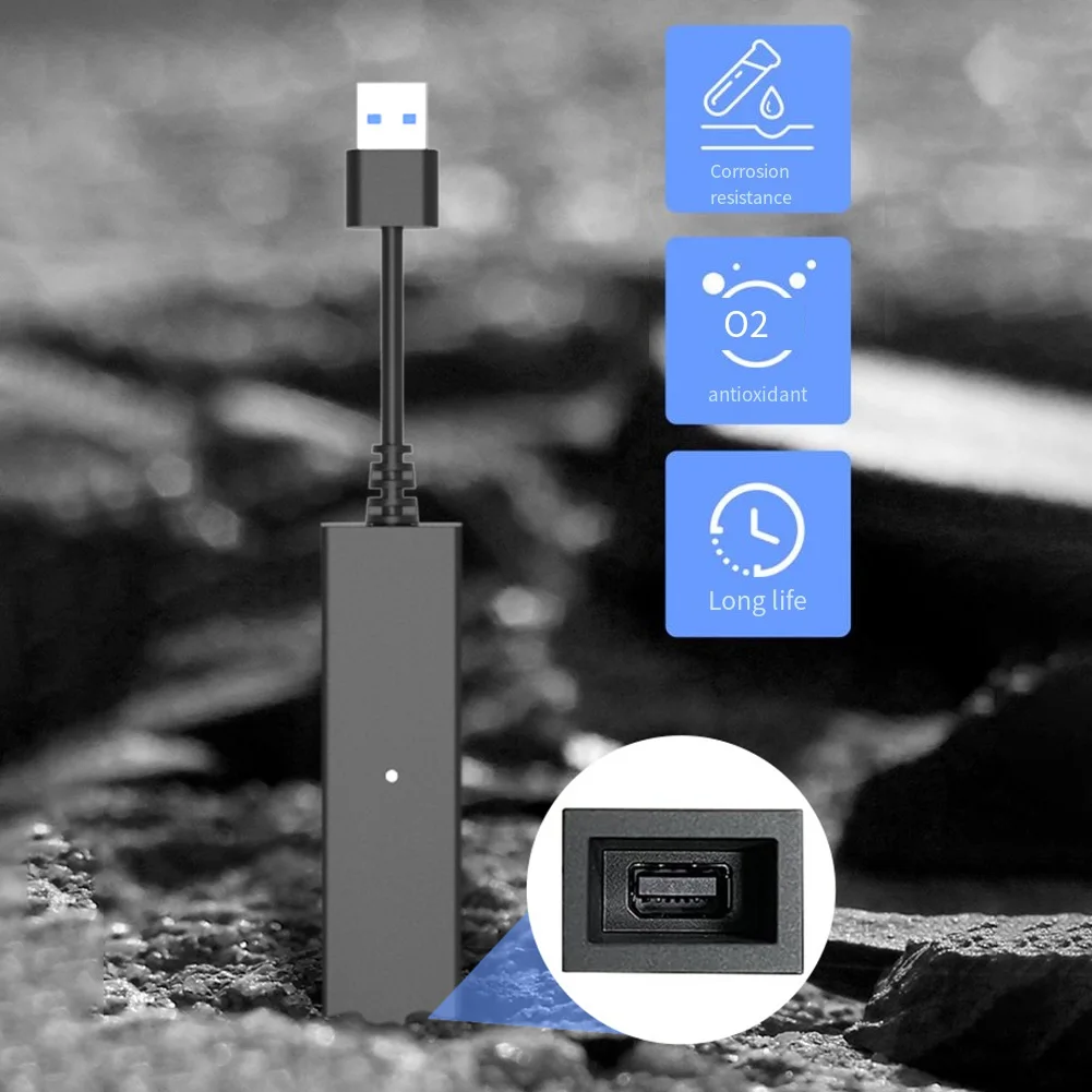 

VR Connector Camera Adapter USB3.0 For PS Vr Connector To For PS5 Cable VR Adapter Cable With LED Indicator Light Game Accessory