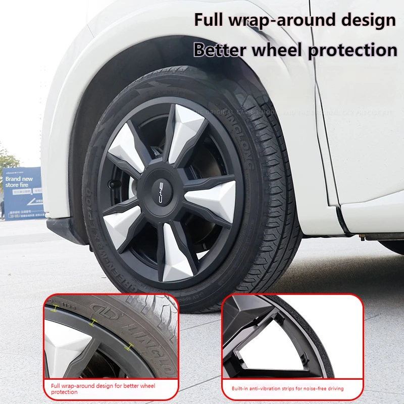 4PCS Cap Performance Replacement Wheel Cap Automobile Full Rim Cover Accessories For BYD DOLPHIN MINI Seagull Atto 1