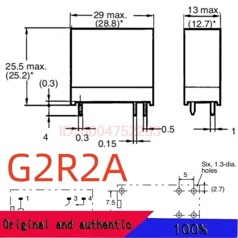10PCS New 894-2AH1-F-C 12VDC 894H-2AH1-F-S 24VDC 894H-2AH1-F-C 12VDC (G2R2A-8A/12A) Rrlay 6pins