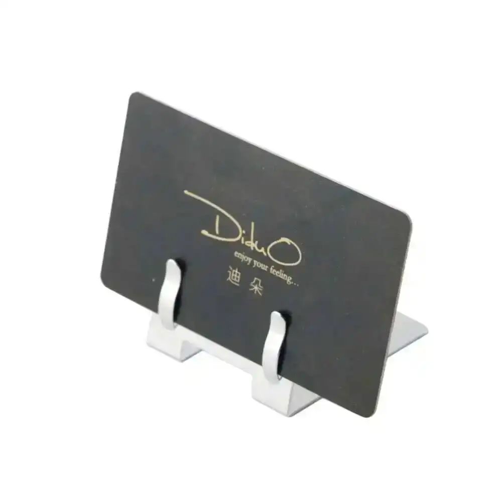 5pcs Bakery Commodity Metal Price Clip Cake Baking Label Holder Sign Paper Card Cooked Food Ticket Tag Display | Loripos