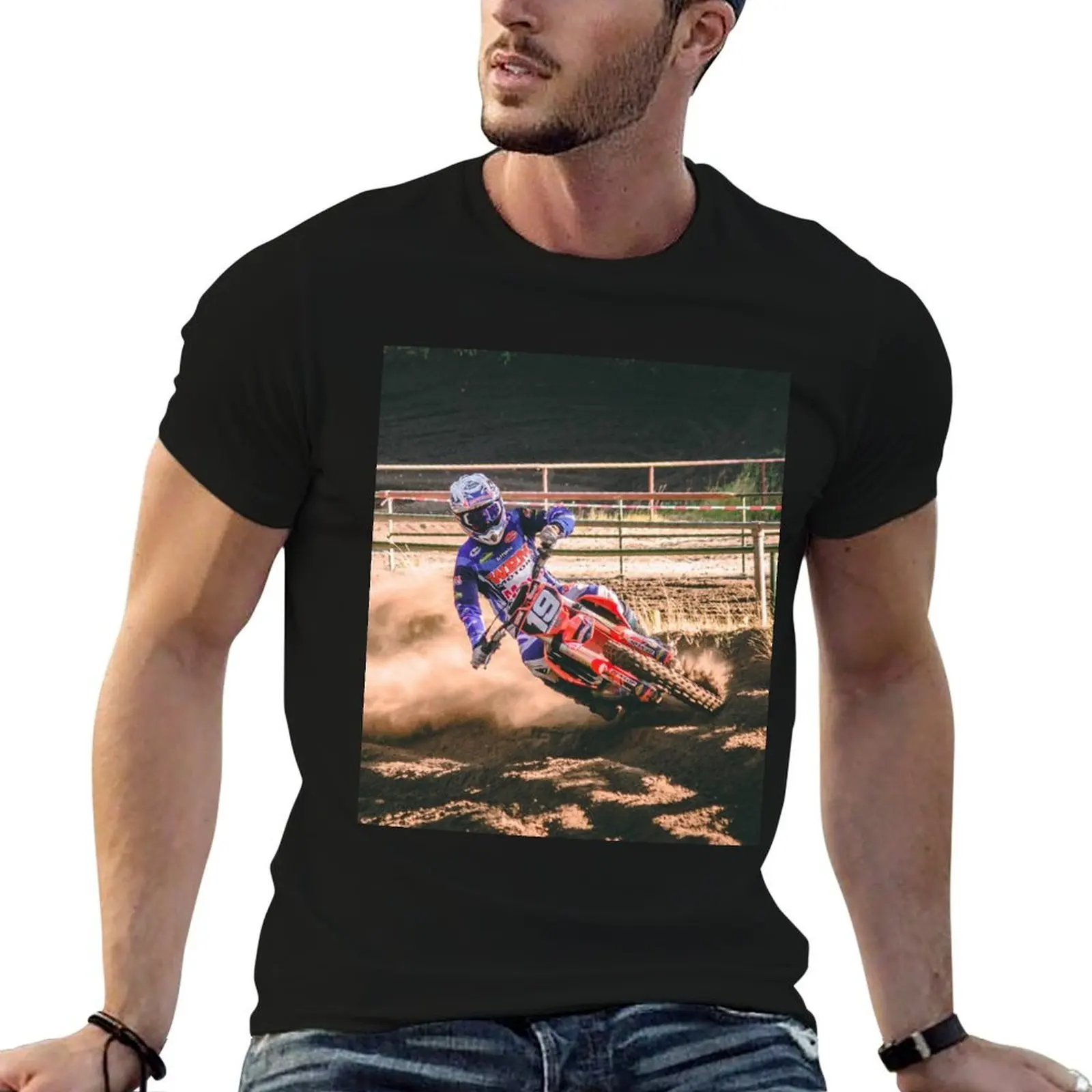 ¡Banshee, el vencido de los bermudas! Camiseta roja Motocross Mania, camisetas para hombre, camiseta de algodón, camiseta de diseñador para hombre, camiseta con estampado personalizado