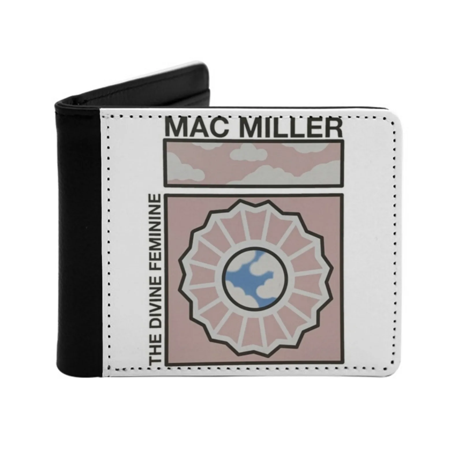 The Divine Feminine New Men's Wallet Short Fashion Pu Leather Wallet Multi Card Wallet Music World Alternative Indie Metal