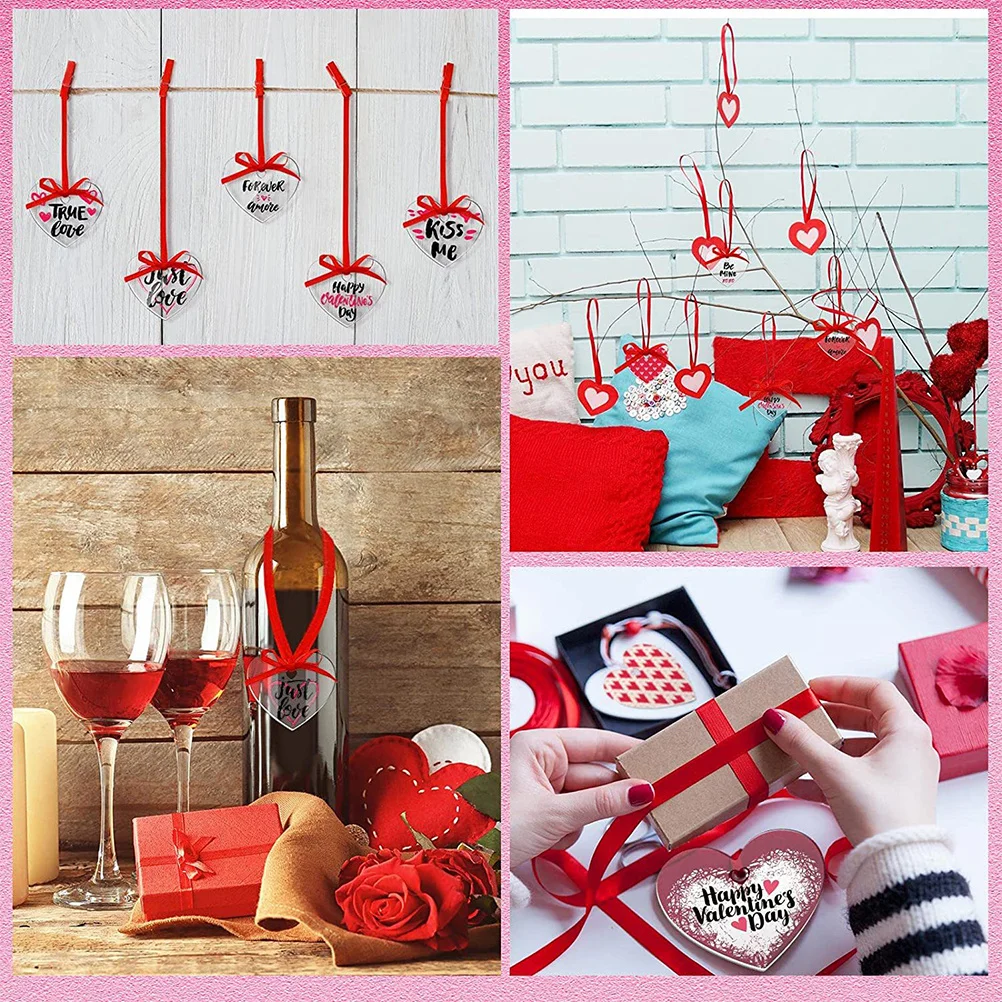 

Love Keychain Valentine's Day Pendant Heart Decoration Shaped Ornaments Heart-shaped Home