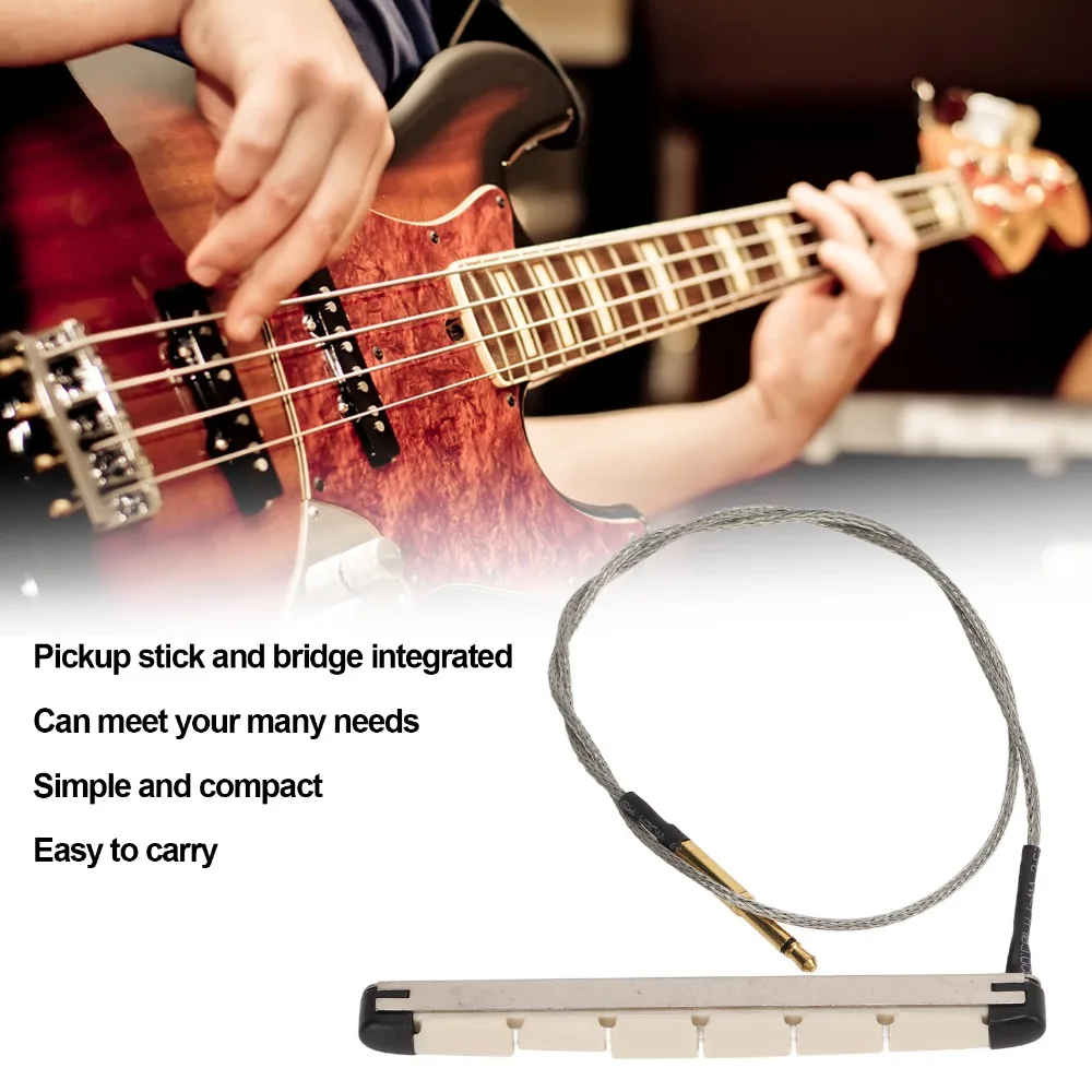 

Strip Guitar Pickup Stick ​Bridge Integrated​ 6-String Guitar​ ​Bridge Integrated Pickup Replacement Pickup