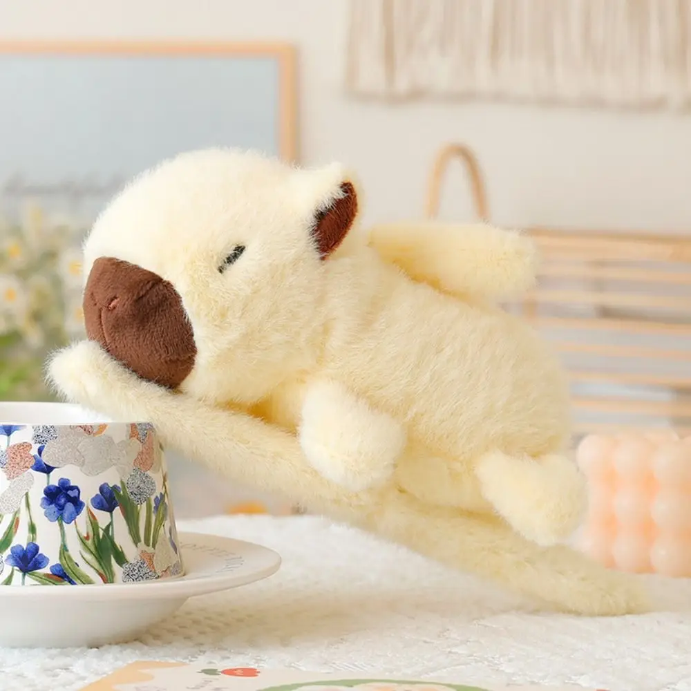 Capybara Rodent Slap Bracelet Series Wings Trembling Pull Rope Plush Doll Slap Bracelet Pink Simulation