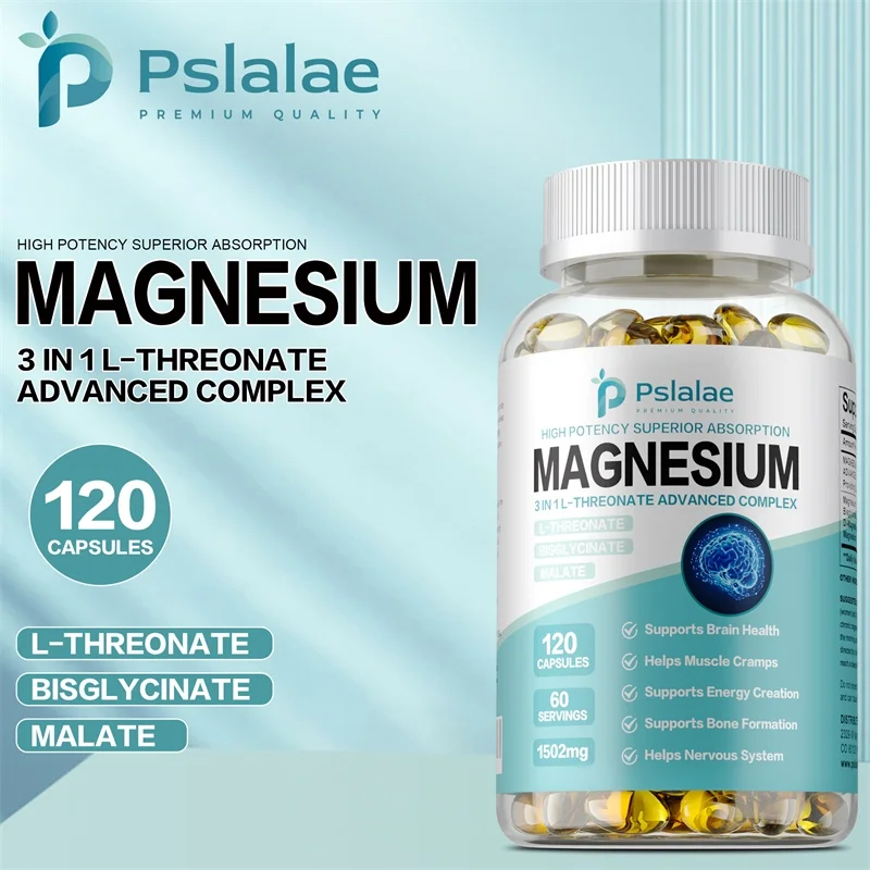 

Magnesium L-Threonate Complex - Supports Brain Health and Cognitive Function, Enhances Memory, Improves Sleep, and Boosts Energy