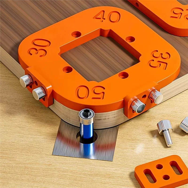 -MEOF Woodworking Router Corner Radius Templates Jig Routing Curved Corners Milling Circular Radian Hardness Tool