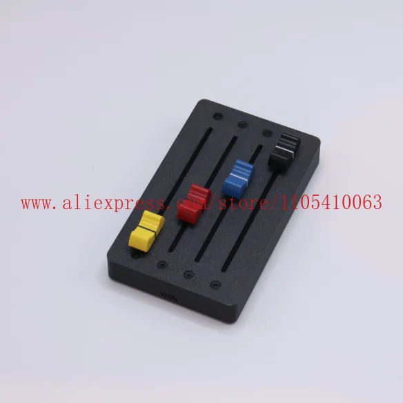 Minimalist 4-track Midi C Controller, DAW Host, MIDI Controller, Fader, String Expression Drawing (without Display)