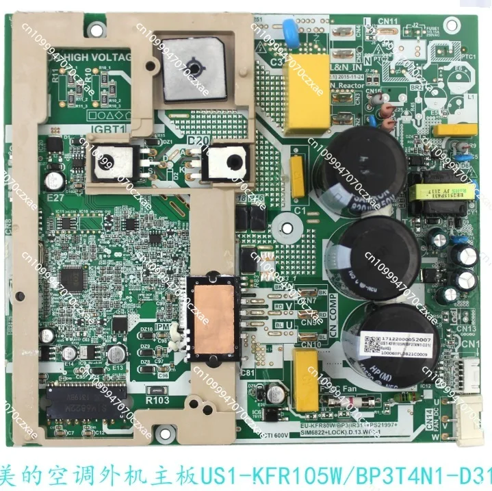 

For Midea Air Conditioner Main Board EU-KFR80W/BP3 (IR311+PS21997+SIM6822+LOCK).D.13.WP2-1