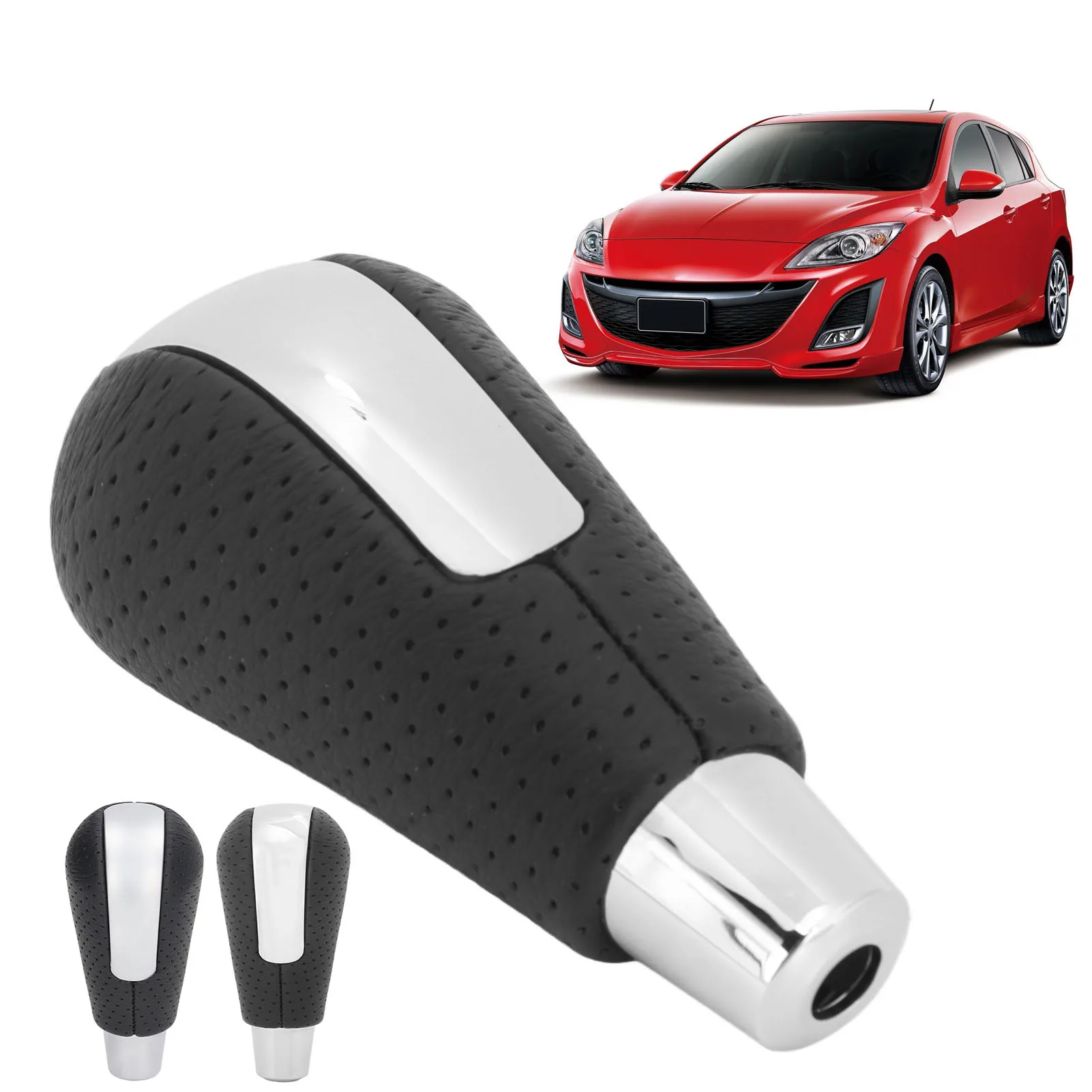 

2008-2011 Mazda 3 Shifter Knob - Non-Slip Ergonomic Gear Shift Head, Direct Replacement for Manual & Automatic Models