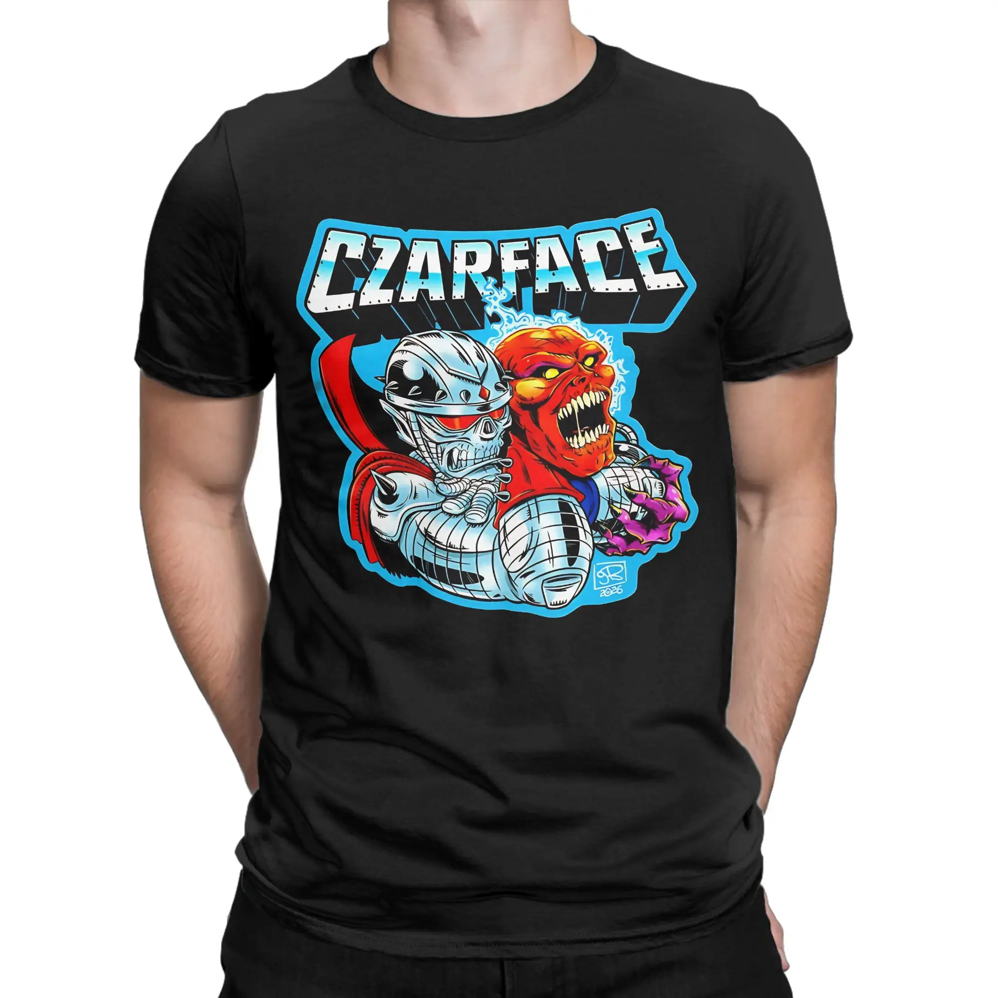 Grunge Comic Art  Classic Czarface Band Funny 100% Cotton T-Shirt Tees Tops For Men