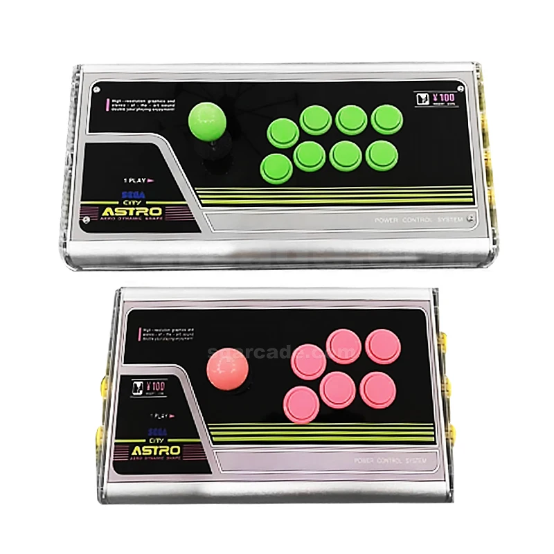 Tous les boutons Hitbox Console de jeu d'arcade de style Joystick manette de jeu pour PC Sanwa OBSF-24 30