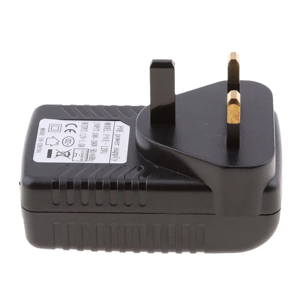 UK Stecker 12V 1a Poe Netzteil für Netzwerk Switch Router
