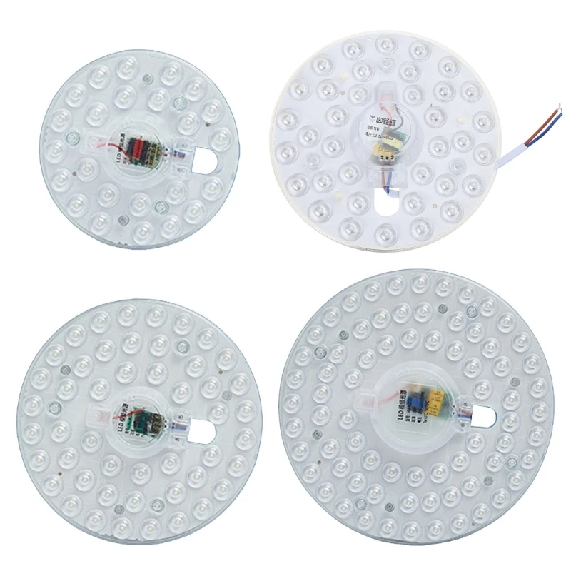 Panel de luz LED circular para ventilador de techo, Kit de modificación de motores de luz LED