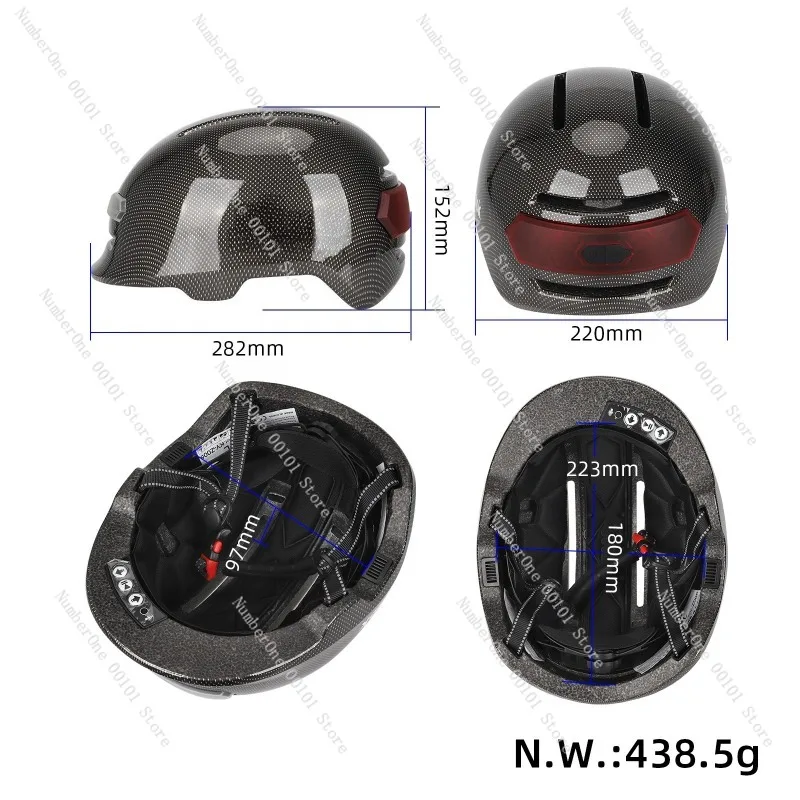 AI intelligent voice helmet Basket teeth answer call music navigation belt steering brake light button control helmet