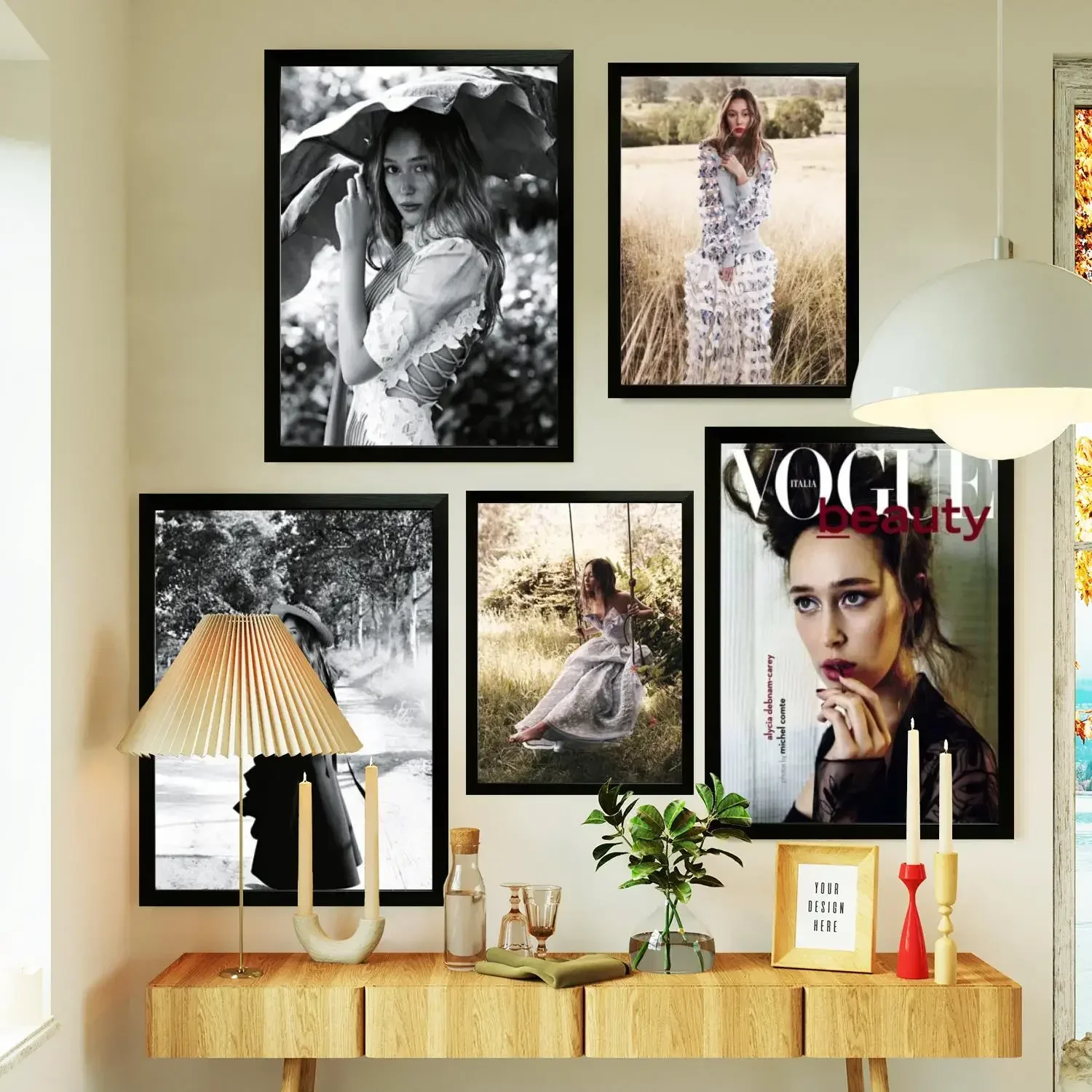 alycia debnam carey Poster Prints Wall Art Canvas Painting Poster For Modern Family Living Room Home Decor