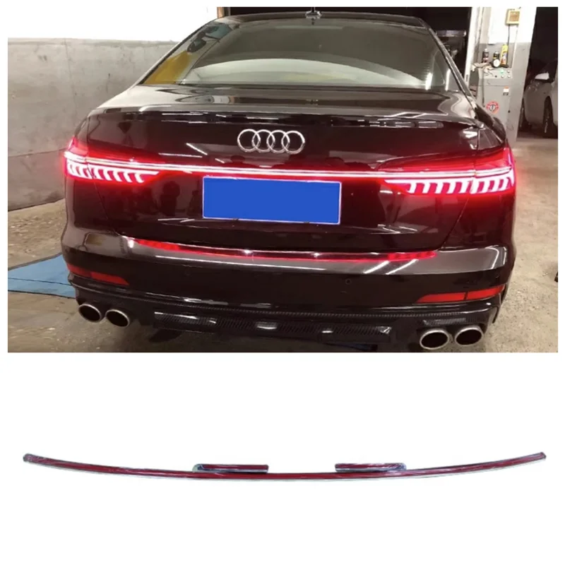 For Audi A6 S6 RS6 2019 2020 2021 High Quality Turn Signal Width Light Through Trunk Rear Lamp LED