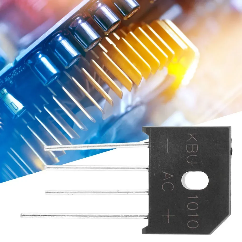 

10A 1000V Diode Bridge KBU1010 Rectifier Bridge for Electronic Circuits(5pcs)