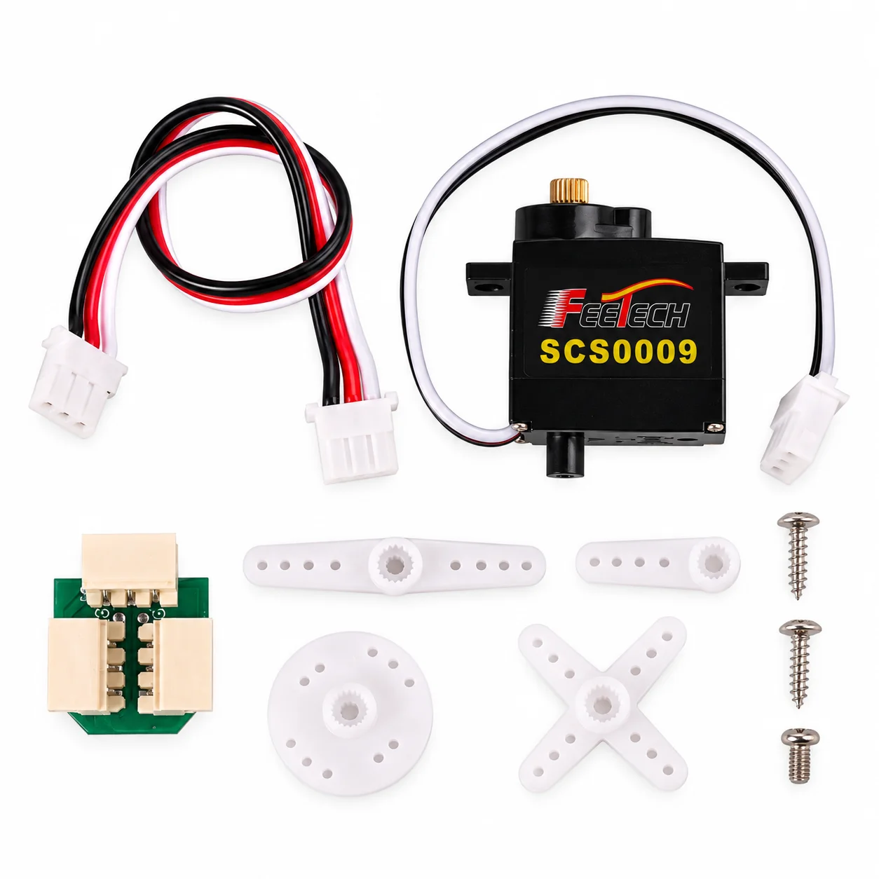 Feetech 6V 2.3kg Dual Axis TTL Serial Control BUS RC Servo Metal Gear 300 Degree Digital Servo for Education DIY Robot Arm