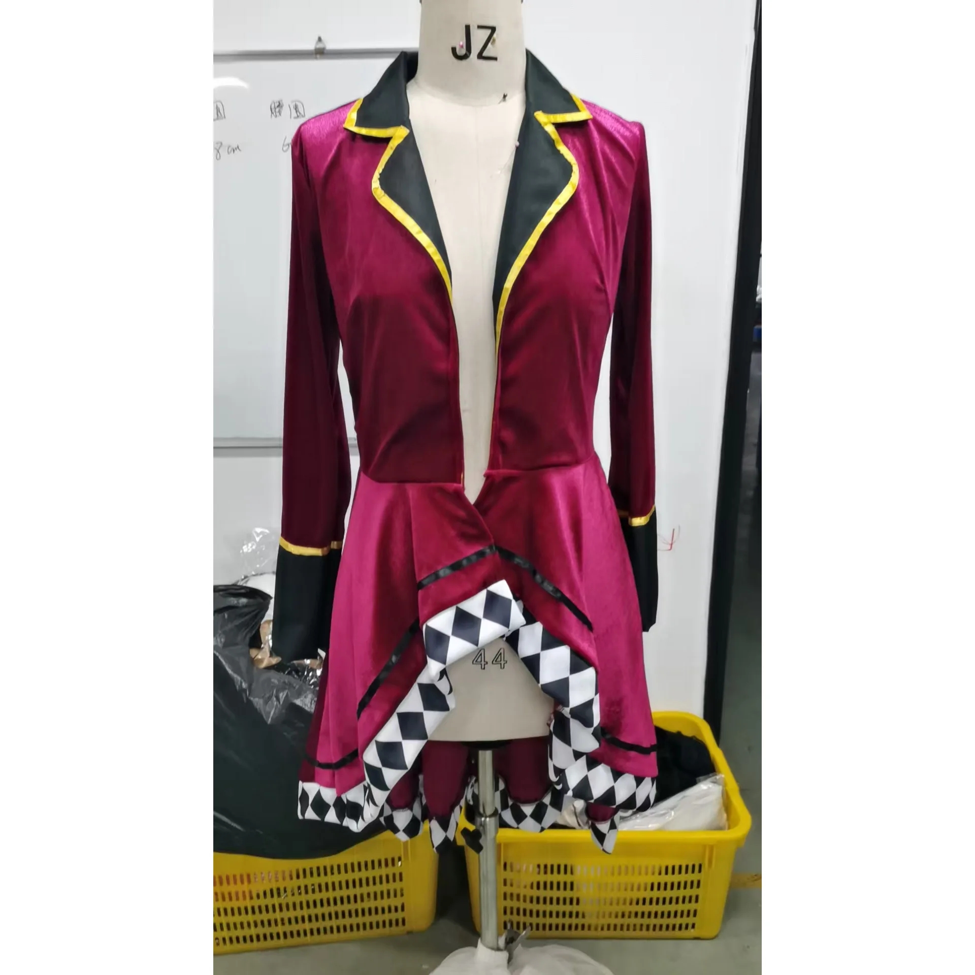 Halloween-kostuum voor vrouwen Cosplay Circus Goochelaar Rollenspel Podiumoutfit Prestaties Vakantie Feestoutfits