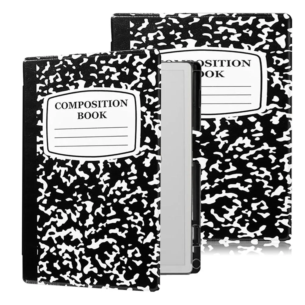 Funda Case For ReMarkable Paper Pure 10.3' Smart Pencil Holder Case with PC Hard Back Coque Auto Sleep/Wake Slim Adsorption Cove