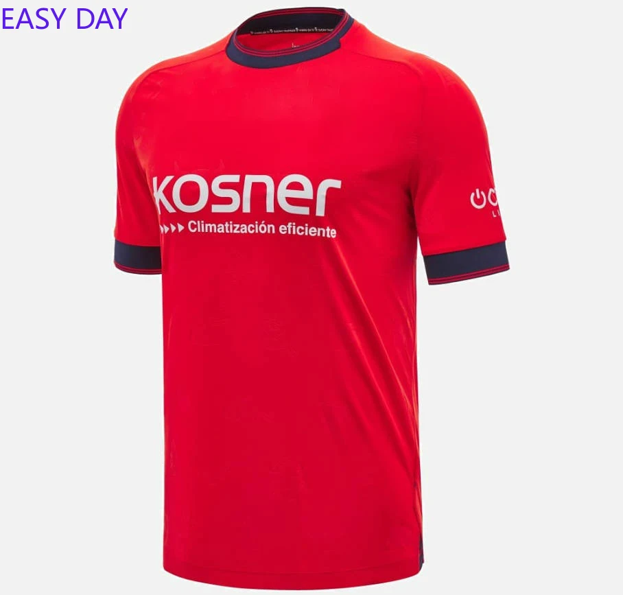 2024 New Hot Selling Team Sports T-shirt, 24-25 Osasuna Fan T-shirt 3D Printed Large Casual Sports Breathable Football T-shirt