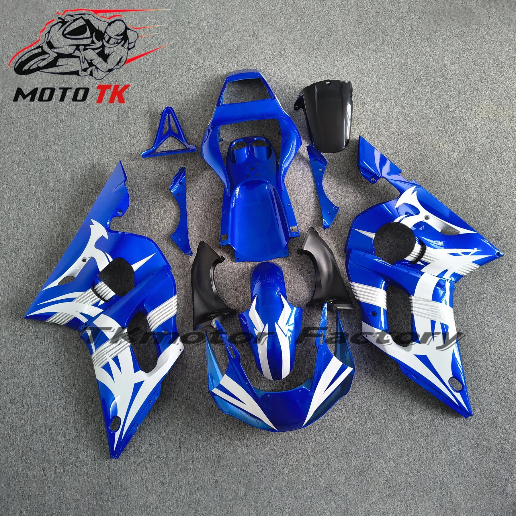 New ABS Motorcycle Fairings Kit Fit For YAMAHA YZFR6 1998 1999 2000 2001 2002 YZF R6 98 99 01 02 Bodywork Set Blue White