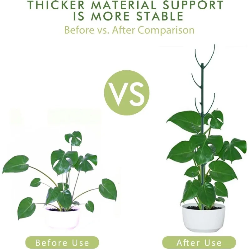 5 قطع من حلقات دعم النباتات البلاستيكية القابلة للتكديس، وأسوار غصين قابلة للتعديل وأقفاص نباتية لنباتات التسلق، والطحالب، وزهور أصيصها #5