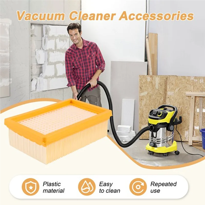 

Efficient-12 PCS 2.863-005.0 Hepa Filter For KARCHER MV4 MV5 MV6 WD4 WD5 WD6 Vacuum Cleaner Wet And Dry Vacuum Cleaner Filter