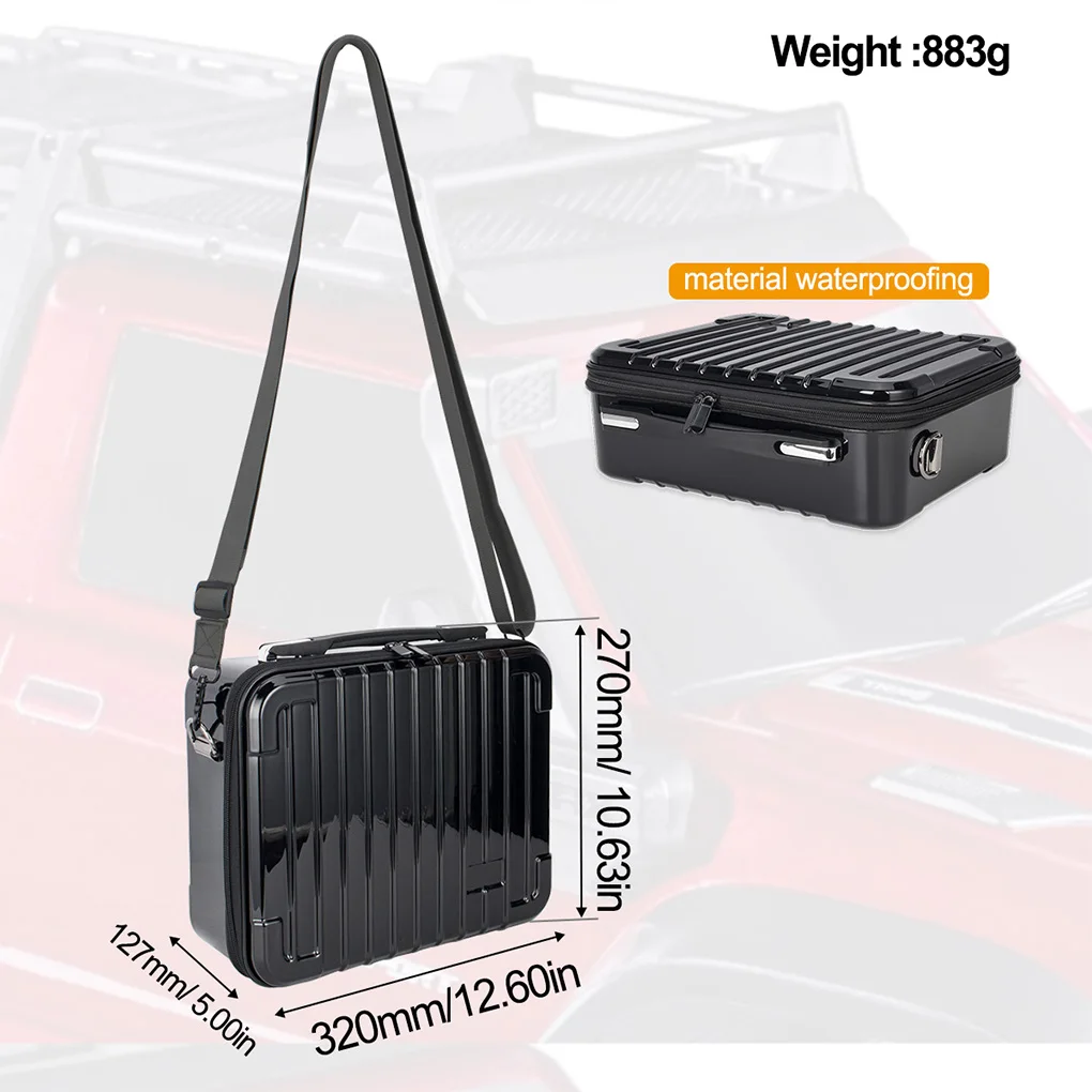 

Waterproof Carrying Storage Bag with Shoulder Strap Portable Handheld Storage Case for 1/24 Axial SCX24 RC Car Part