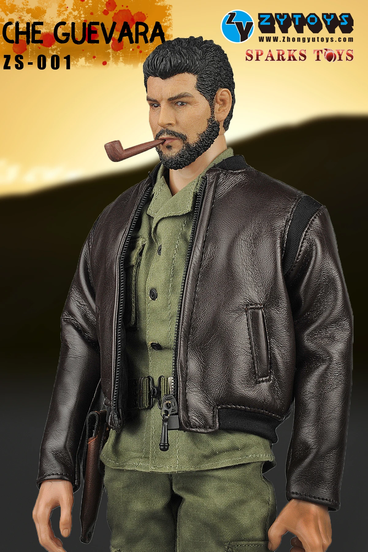 1/6 skala Che Guevara ustawiła argentyński kubański bohater rewolucji z podwójną głową męską rzeźbą Model żołnierza figurkę z kolekcji armii