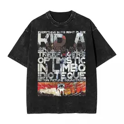 Maglietta Radiohead Hip Hop lavato 100% cotone Street T-Shirt novità uomo donna top Streetwear T-Shirt stampata con grafica