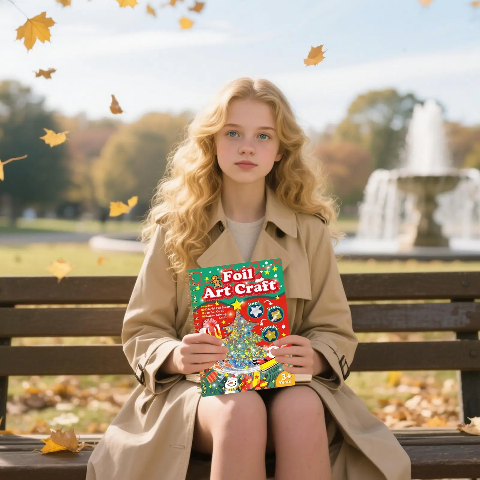 Feuille d'art amusante pour enfants, ensemble d'art en aluminium à décoller et à presser, fournitures de fabrication artisanale, jouets de voyage pour enfants, adolescents, jeunes, famille, fille