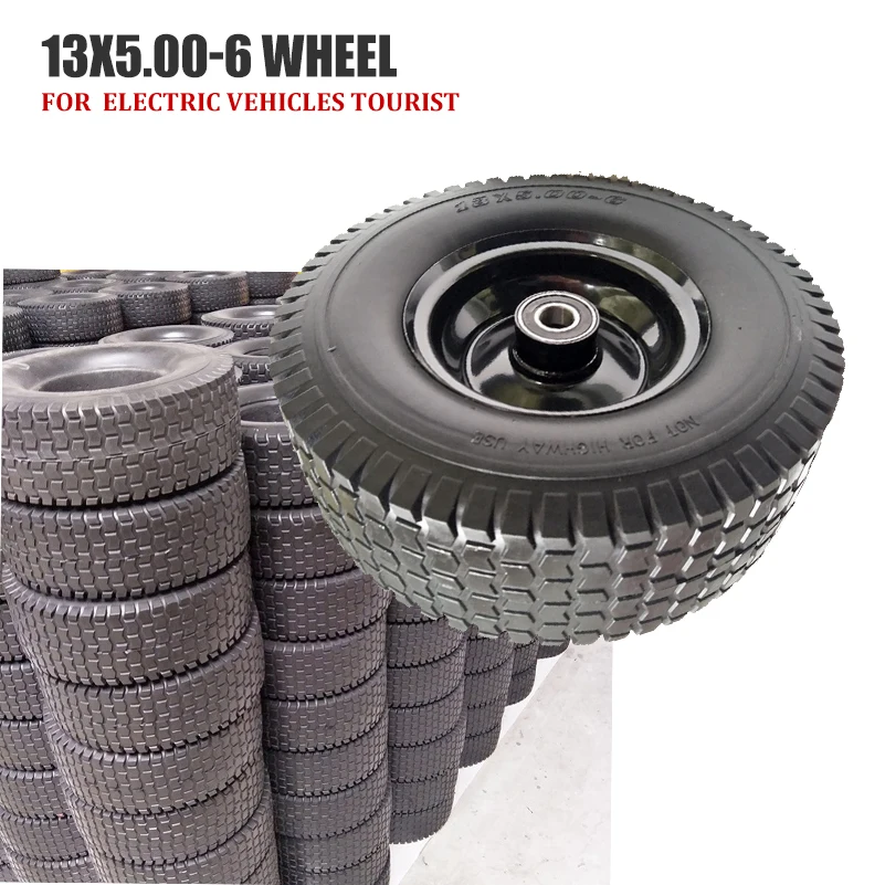 For electric vehicles tourist  and wheels 13x5.00-6pu foam  are suitable