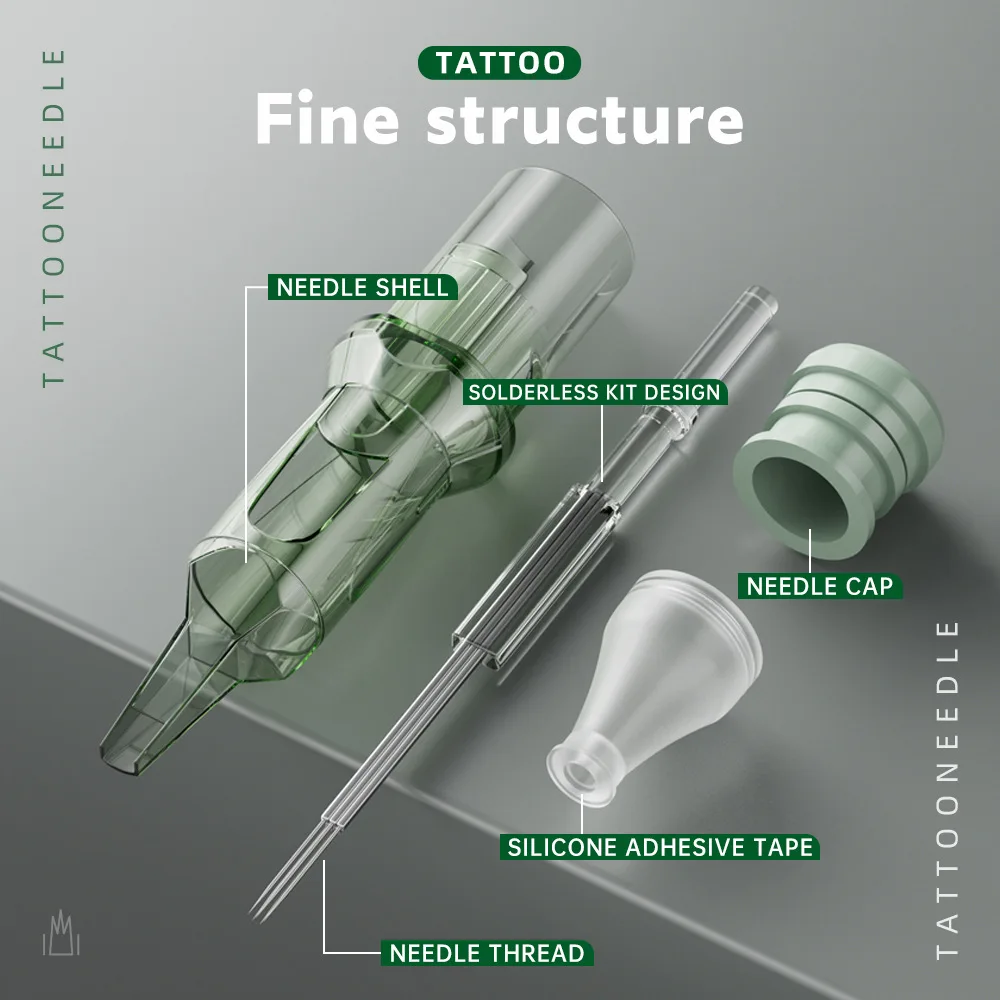 Disposable Sterile Tattoo Needles Professional Liner Shader Mixed Sizes Fit Rotary Tattoo Pen Machine Supplies