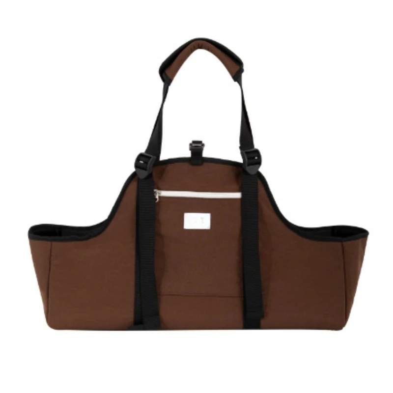 Single Shoulder Baguette Style Pet Carrier, Portable Handheld Travel Bag for Dachshund