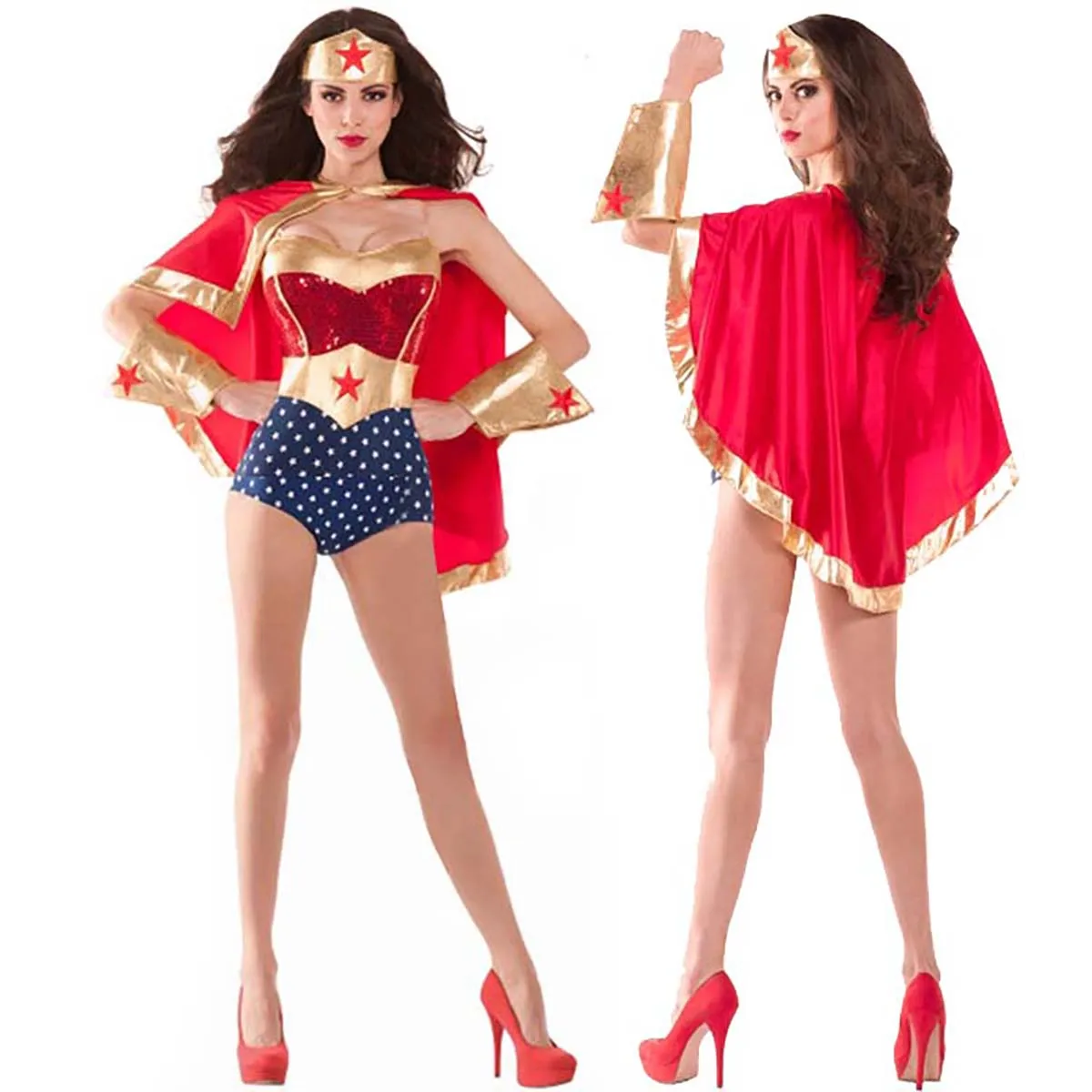 Disfraz de Mujer Sexy para Fiesta de Halloween, Fantasía, Maravilloso, Súper Genial