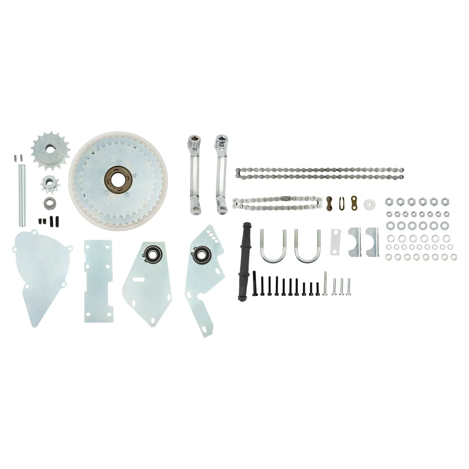 = kit de conversão de bicicleta motorizada 2 tempos 415 corrente para eixo central de acionamento da motocicleta bicicleta jackshaft kit bicicleta shifter 415 corrente