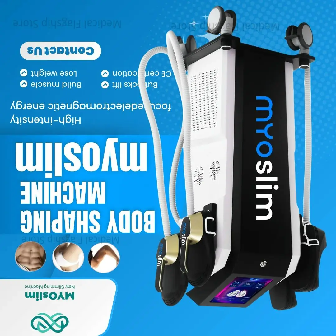 

MYOslimBody Shaping Muscle Stimulation Shaping Machine NEO RF Shaping Therapy Device 6500W Shaping Fat Reduction Electromagnetic