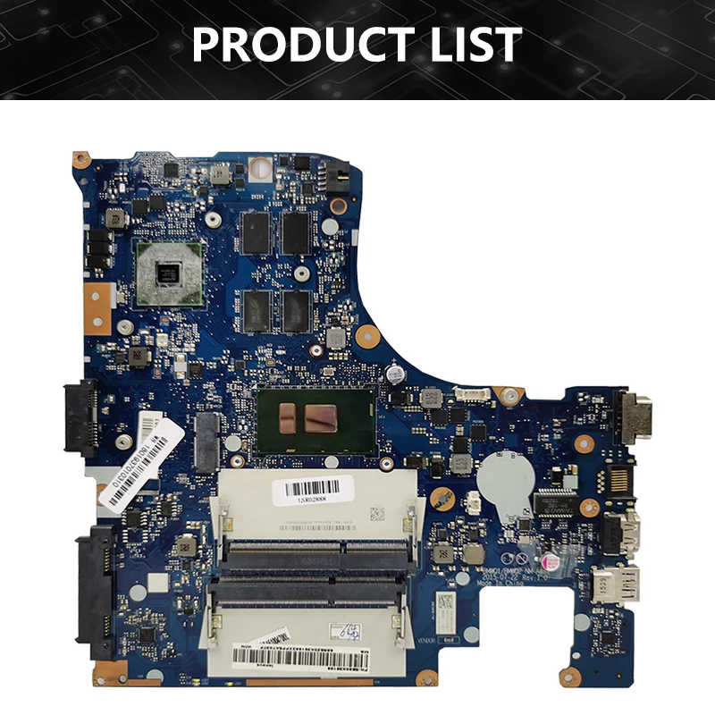 BMWQ1 BMWQ2 NM-A481 Mainboard For Lenovo 300-15ISK Laptop Motherboard 5B20K38211 With i7-6500U CPU V2G GPU 100% TEST OK