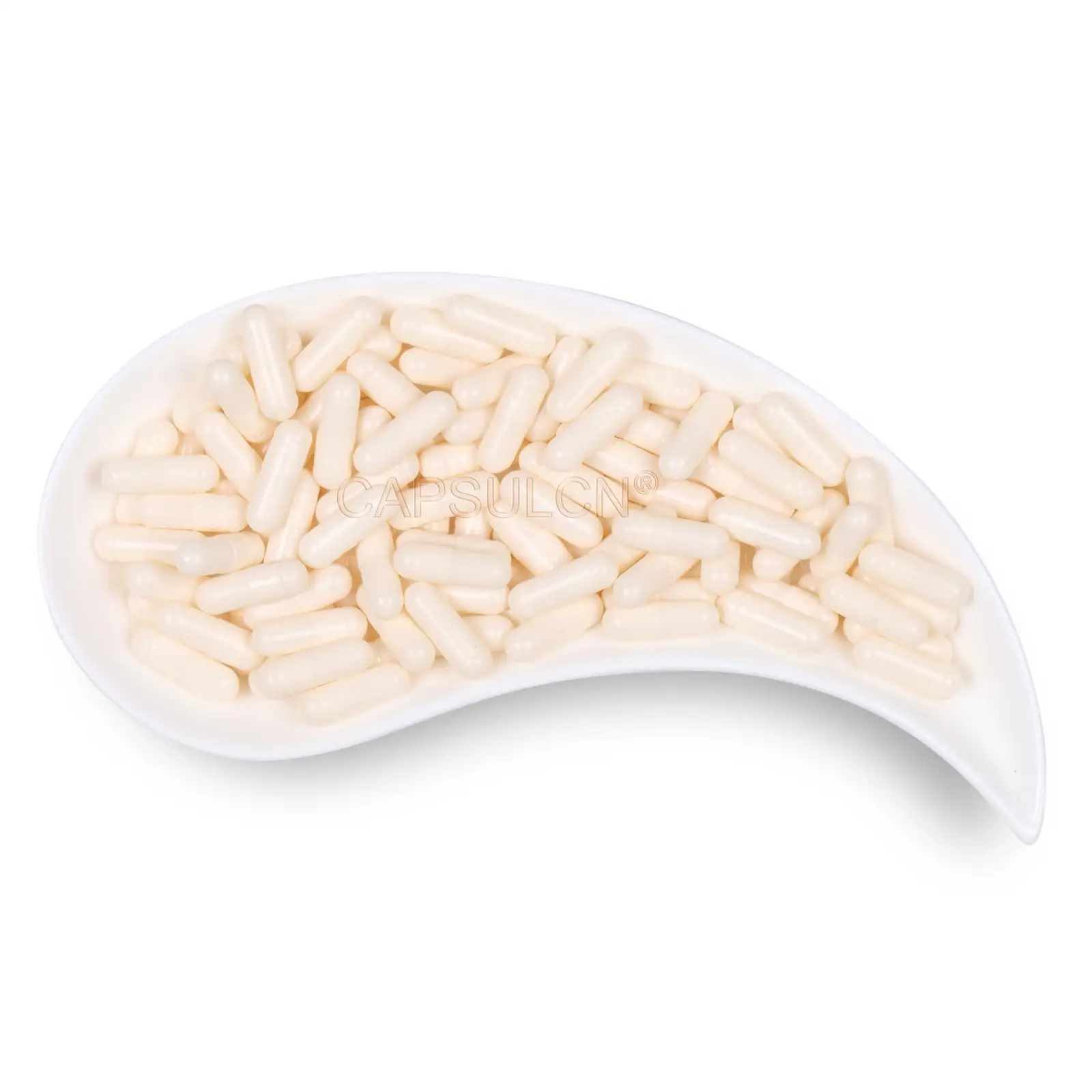 (10 000pcs/pack) cap and body separated 0# white enteric empty capsule