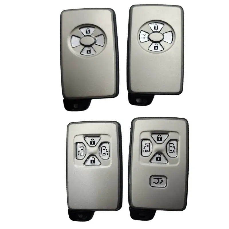 Replacement Remote Key shell  Case 2/3/4 Button for TOYOTA RAV4 Vitz Ractis with Uncut Small Key